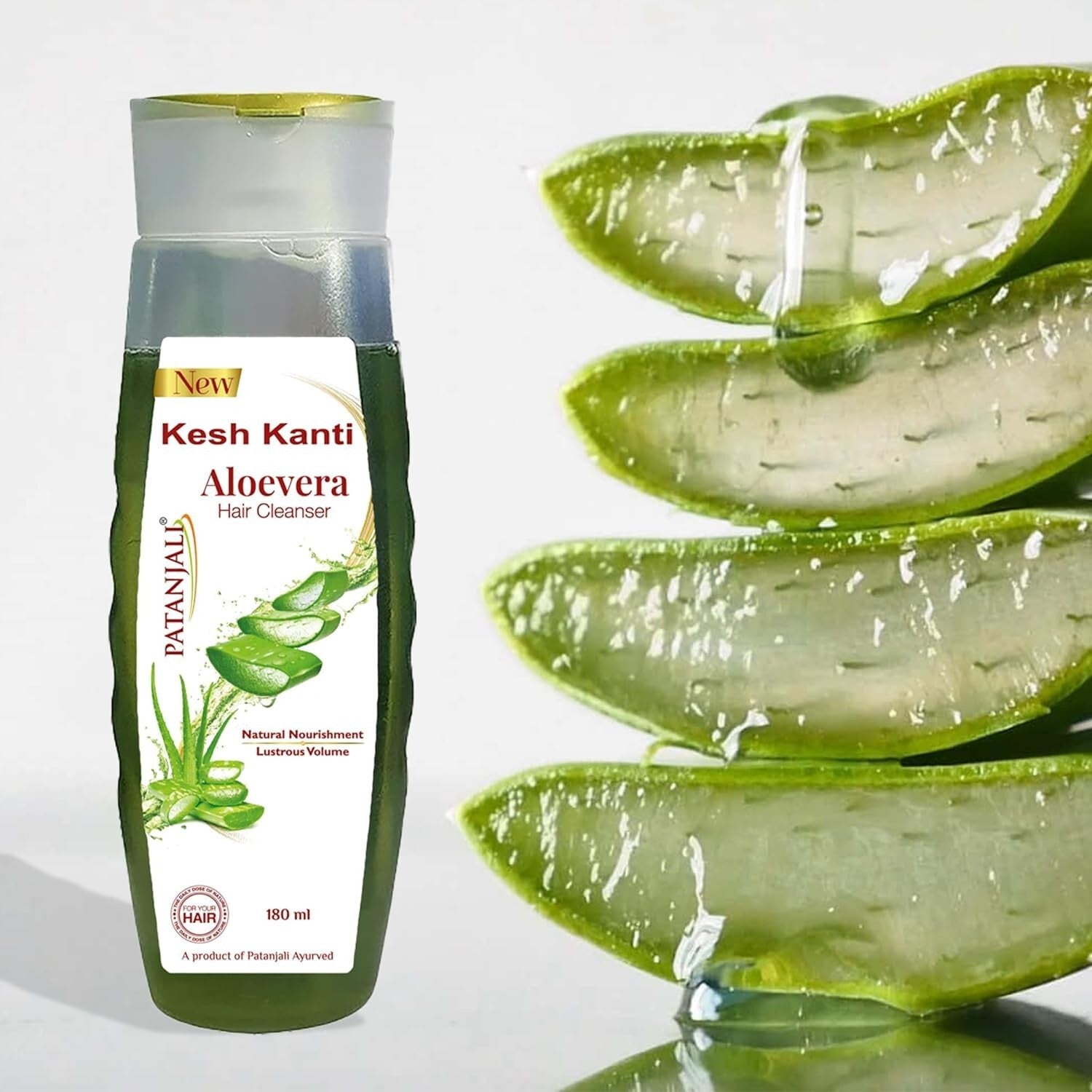 2 x Patanjali Kesh Kanti Aloe Vera Hair Cleanser 200ml (6.76 oz)  Free Shipping